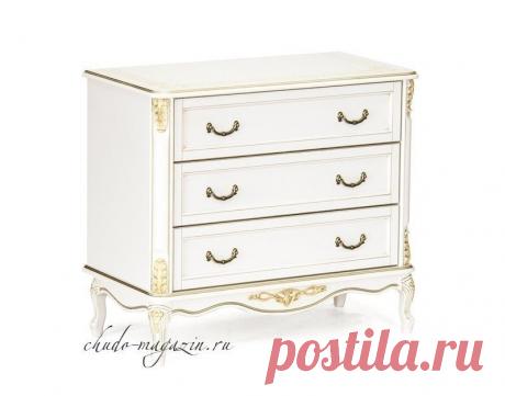 Классический комод из массива бука с 3-мя выдвижными ящиками купить по цене 70 000 руб. в Москве — интернет магазин chudo-magazin.ru
