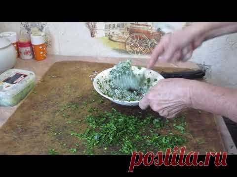 зеленое масло - совсем просто, но вкусно.