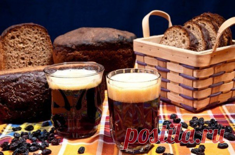 хлебный квас без дрожжей в домашних условиях