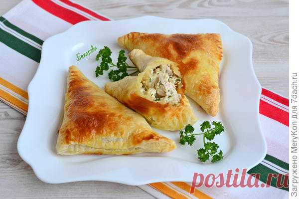Быстрые пирожки с курицей. Начинка всегда получается сочной