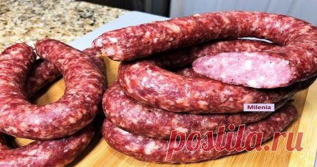 Домашняя колбаса Краковская в духовке Краковская колбаса имеет свой неповторимый вкус, который ни с чем не спутаешь