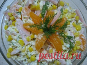 Салат из кальмаров - Вкусные рецепты
