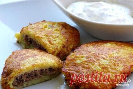 Драники картофельные с фаршем - пошаговый кулинарный рецепт на Повар.ру