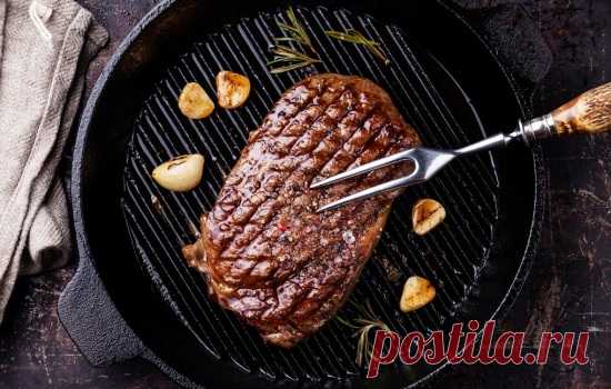 Рецепты мяса на сковороде гриль: секреты выбора ингредиентов и
