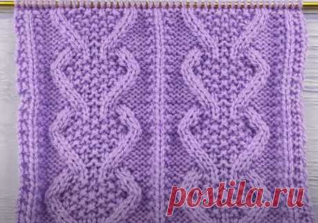 Hearts with Pearl Stitch | Herzen mit Perlmuster stricken| Cuori a Punto Riso| Cœurs au Point de Riz