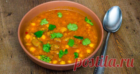 Харира – сытный суп марокканской кухни (баранина)
