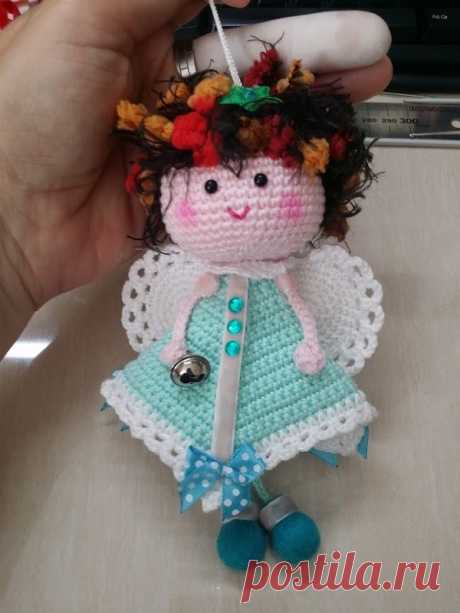 Anleitung Amigurumi „ Glück und Schutz Engel „ 15 cm Groß