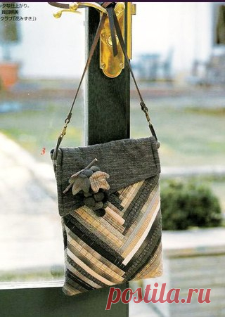 Планшетик с виноградной гроздью из журнала Patchwork Bags
