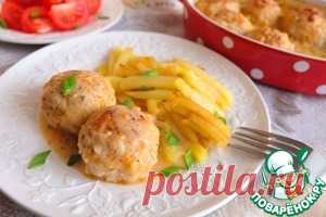 Тефтели из куриного мяса с сыром - кулинарный рецепт
