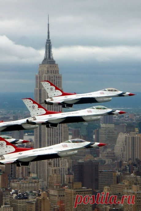 (6) Thunderbirds | Military Aircraft | Эмпайр Стейт, Эмпайр-стейт-билдинг и Авиация