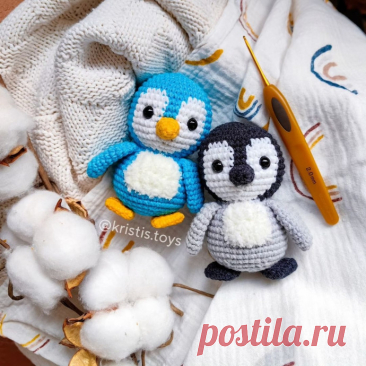 Вяжем милого пингвинчика!