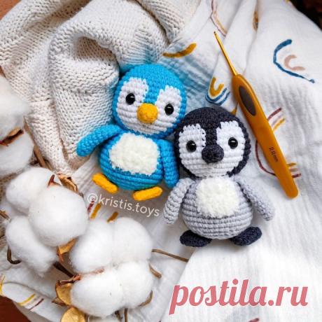 Вяжем милого пингвинчика!