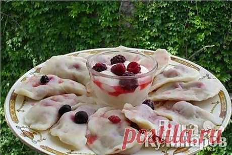 Вареники с вишнями — рецепт пошаговый от Лиги Кулинаров