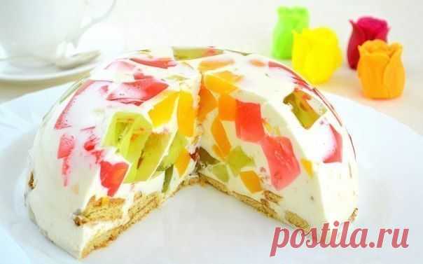 Торт Битое стекло / Удивительная еда!