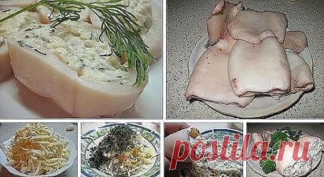 1. Фаршированные кальмары
2. Очень вкусный салат из кальмаров с плавленым сыром 
3. Кальмары, фаршированные грибами 
4. Нежный кальмар в сметанном соусе 
5. Кальмары фаршированные 
6. Хе из кальмаров 
7. Салат из кальмаров с овощами 
8. Салат из кальмаров с рисом 
9. Салат из кальмаров с морской капустой 
10. Салат из кальмаров с яблоками и клюквой
11. Салат из кальмаров с огурцами 
12. Салат с кальмарами, сыром и кукурузой