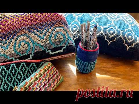Beginners Guide to Mosaic Crochet - Lesson 4 In the Round
