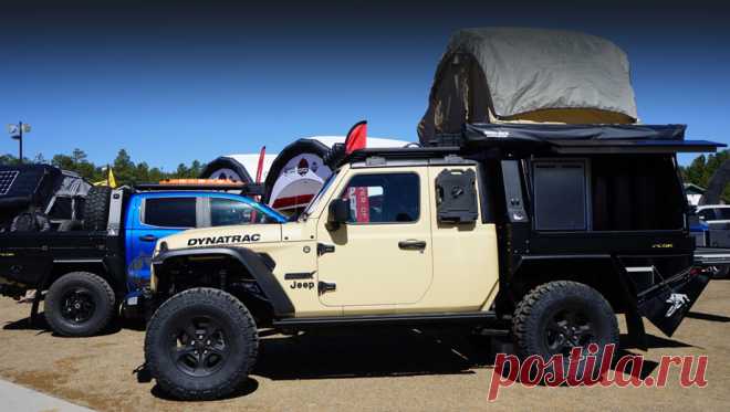 Фирма Dynatrac представила пикап Jeep Gladiator с мотором Hellcat Американская компания Dynatrac известна по ведущим мостам для внедорожников, однако шоу-кар Dynatrac CODEX Jeep Gladiator, представленный на выставке