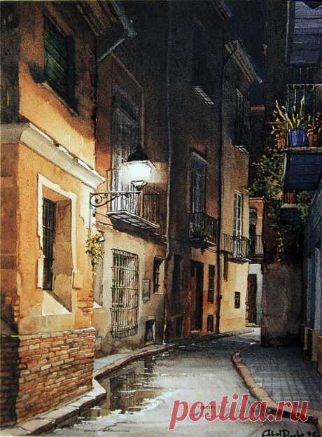 AMANTES DE LA ACUARELA: Abel Puche | Art:watercolor
