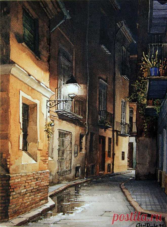 AMANTES DE LA ACUARELA: Abel Puche | Art:watercolor