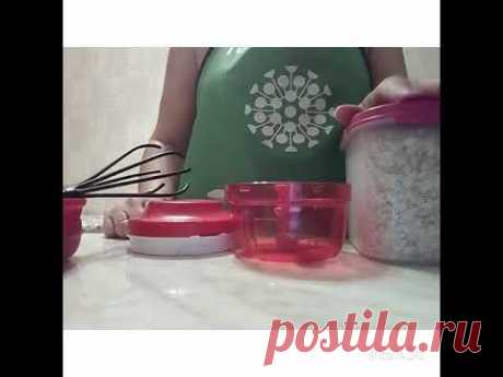 Кекс в свч на овсянке  за 3 минуты.  Готовим в браво дилайт  Tupperware.