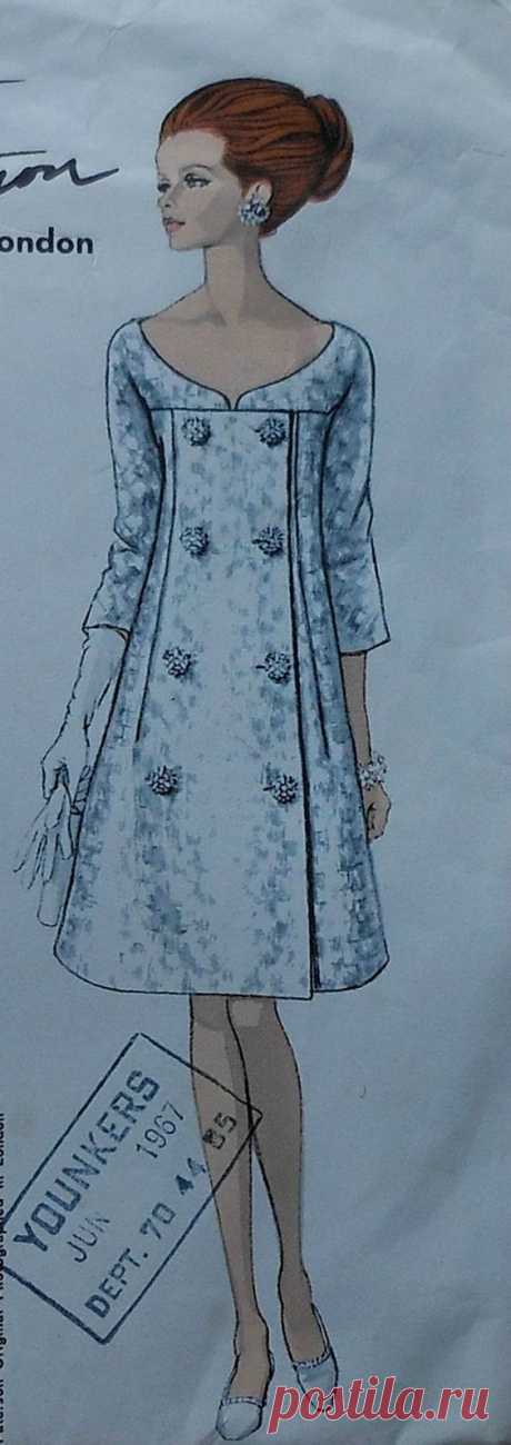(1) c. 1960's Vogue Couturier Design | TECHNIQUE COUTURE