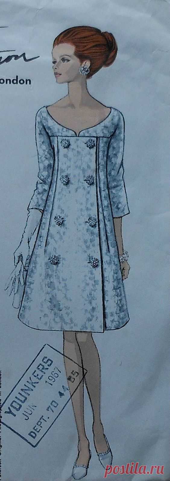 (1) c. 1960's Vogue Couturier Design | TECHNIQUE COUTURE