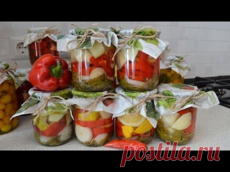 Патиссоны с болгарским перцем. Видео рецепт / Простые рецепты