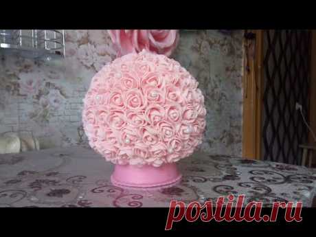 Светильник из роз
