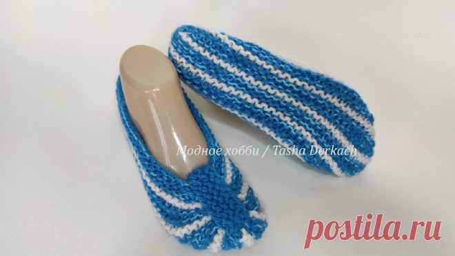 Следки одним полотном двумя спицами / вяжу из остатков пряжи | Knit.Tasha Пульс Mail.ru Подробное описание следков