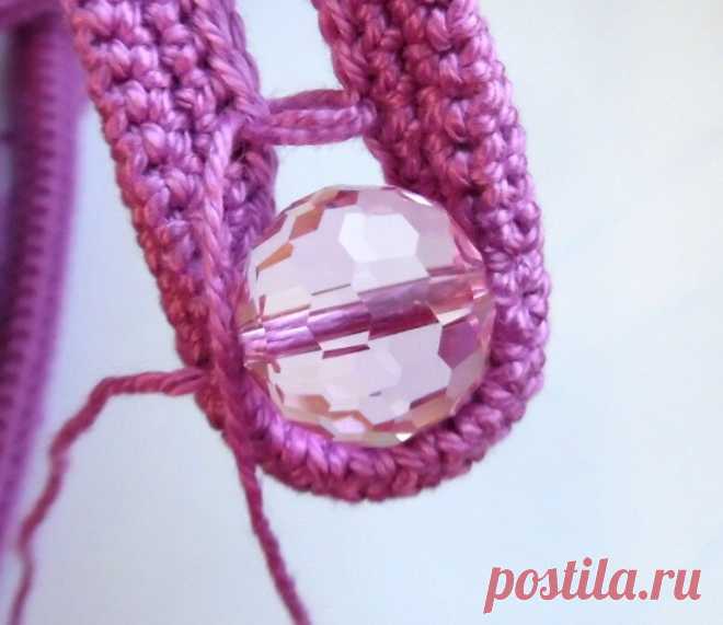 Ручка для вязаных сумок