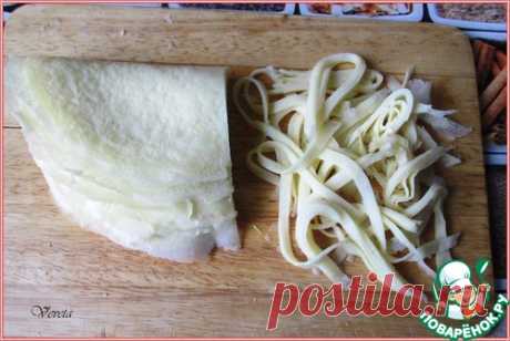 Крахмальная лапша диетическая - кулинарный рецепт