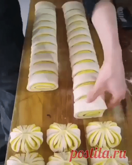 украшение из теста с начинкой