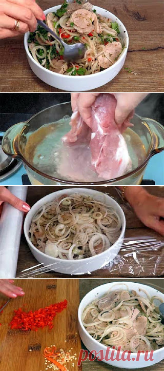 Самые вкусные рецепты: Мужской приворот или Невероятно ароматная мясная закуска &#171;Холодный шашлык&#187;