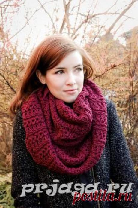 Шарф и палантин спицами или крючком
