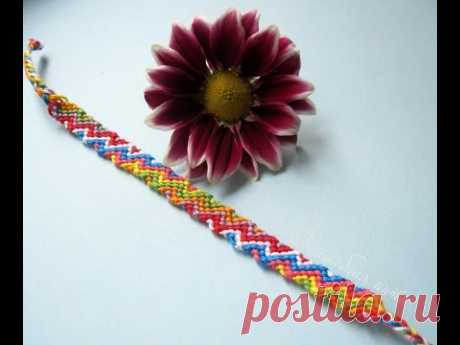 Фенечка Zig Zag по схеме