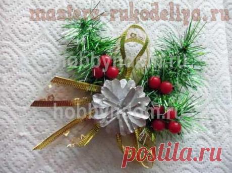 Мастера рукоделия - рукоделие для дома. Бесплатные мастер-классы, фото и видео уроки - Мастер-класс по декорированию: Новогодний подсвечник