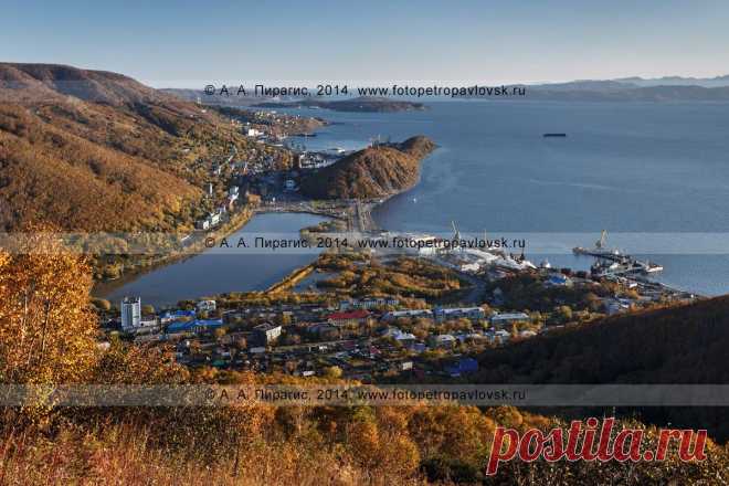Петропавловск-Камчатский, Петровская и Никольская сопки, Култучное озеро, Авачинская губа (Авачинская бухта) | Город-порт | Петропавловск-Камчатский, Камчатка — фотографии | Камчатский фотоблог