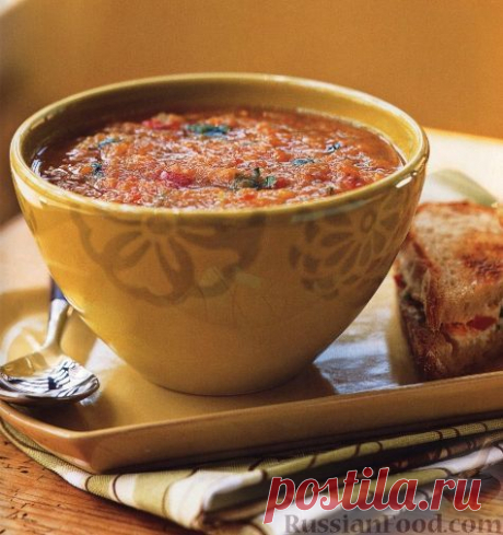 Рецепт: Гаспачо пряный на RussianFood.com