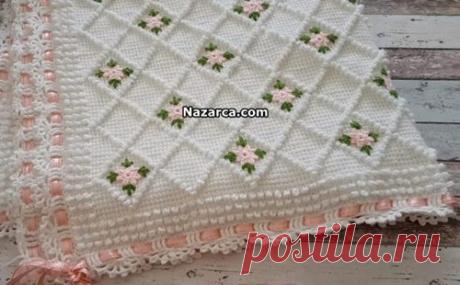 TEK PARÇA ÖRÜLEN TUNUS ÖRGÜ BEBEK BATTANİYESİ YAPIMI | Nazarca.com