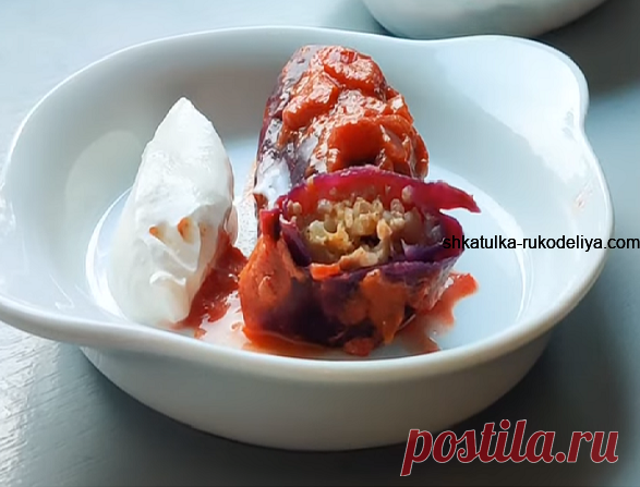 Голубці з червоної капусти |