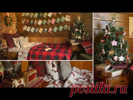 DIY Ёлочные игрушки в стиле кантри своими руками |  Новогоднее украшение детской комнаты
