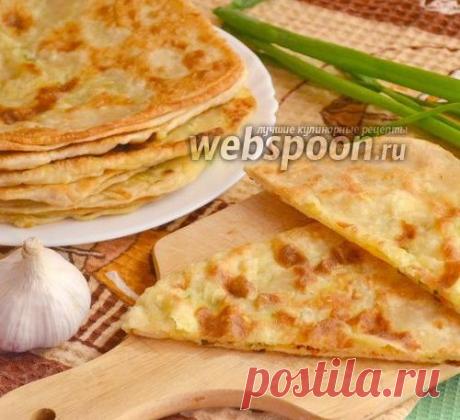 Псевдослоёные лепёшки с сыром