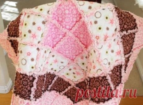 Детское одеяло из фланелевых пеленок - подробный фото-урок