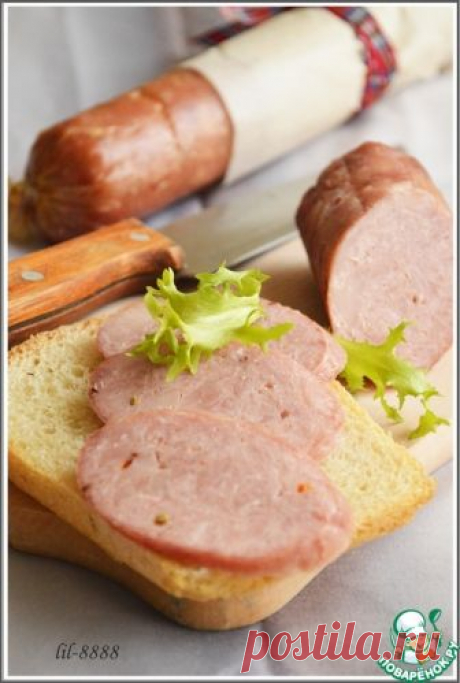 Колбаса домашняя свиная с курицей – кулинарный рецепт