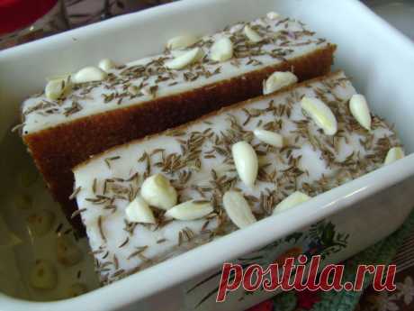 Сухая засолка сала с чесноком и тмином