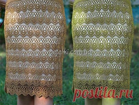 Роскошный узор крючком