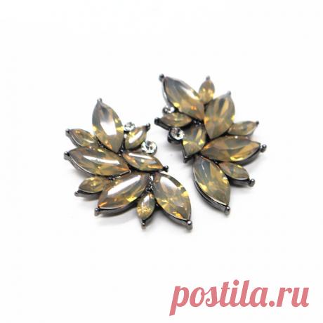 2015 новое оптовая продажа винтажный дизайн кристалл серьги мода женщин заявление серьгу для женщин мода pendientes купить на AliExpress