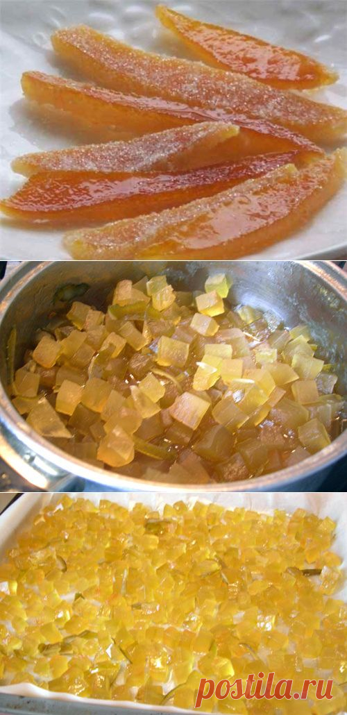 Цукаты из арбузных корок