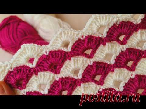505- Gören bayıldı hemen örmek istedi/ tığ işi kolay örgü modeli yapımı #crochetblanket​