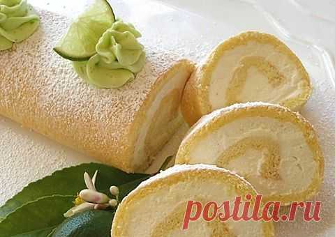 Нежный рулет «Облако» — чудо-десерт за полчаса | Вкусный рецепт